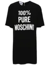 Moschino Mini Dress In Black