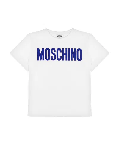 Moschino Logo-print Short-sleeve T-shirt In White