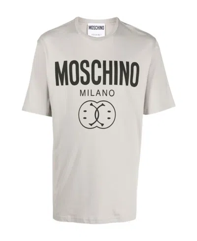Moschino Logo-print Short-sleeved T-shirt In White