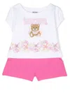 Moschino Logo-print Short Tracksuit In White