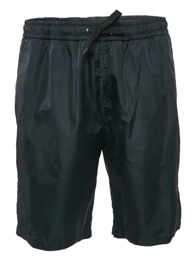 Pre-owned Moschino Logo-print Shorts In Black