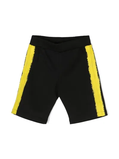 Moschino Kids' Logo-print Shorts In Black