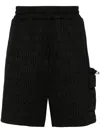 Moschino Sweatshirt Bermuda In Black