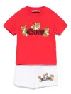 Moschino Logo-print Shorts Set In White