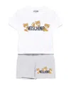 Moschino Logo-print Shorts Set In White