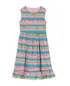 Moschino Logo-print Sleeveless Dress In Multicolor