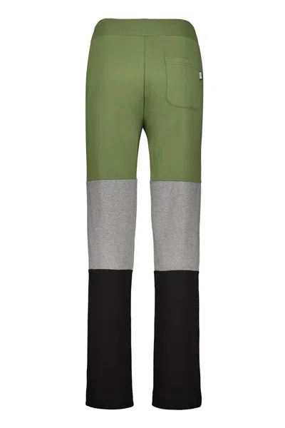 Moschino Logo Print Sweatpants In Green