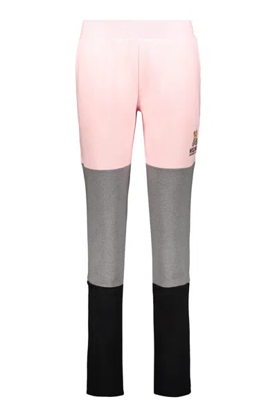 Moschino Logo Print Sweatpants In Multi