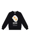Moschino Sweatshirt Mit Logo-print In Schwarz