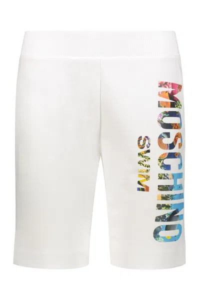 Moschino Logo Print Sweatshorts