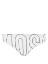 Moschino Logo-print Swim Briefs In White