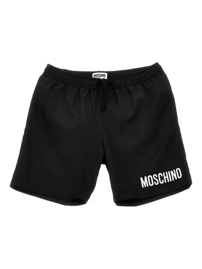 MOSCHINO LOGO-PRINT SWIM SHORTS
