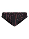 Moschino Logo-print Swim Trunks In Black