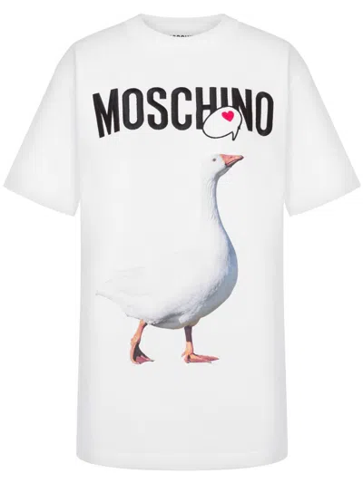 MOSCHINO LOGO-PRINT T-SHIRT