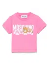 Moschino Logo-print T-shirt In 粉色