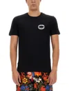 Moschino Logo-print Organic-cotton T-shirt In Black