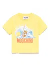 Moschino Logo-print T-shirt In Gelb
