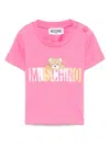 Moschino Logo-print T-shirt In Pink