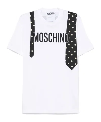 Moschino Logo-print T-shirt In White