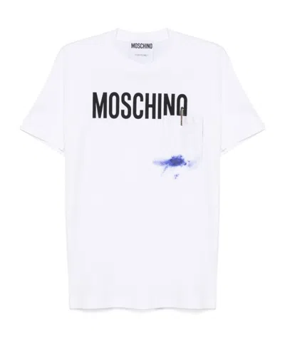 Moschino Logo-print T-shirt In White