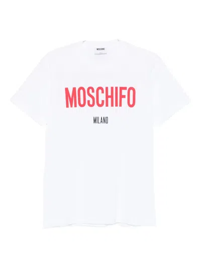 Moschino Logo-print T-shirt In White