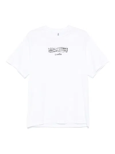 Moschino Logo-print T-shirt In Bianco