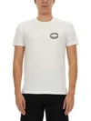 Moschino Logo Print T-shirt In White