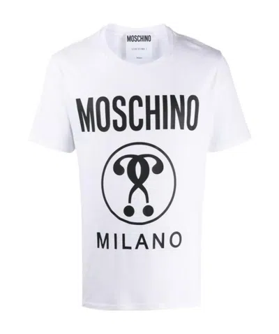 MOSCHINO QUESTION MARK LOGO T-SHIRT
