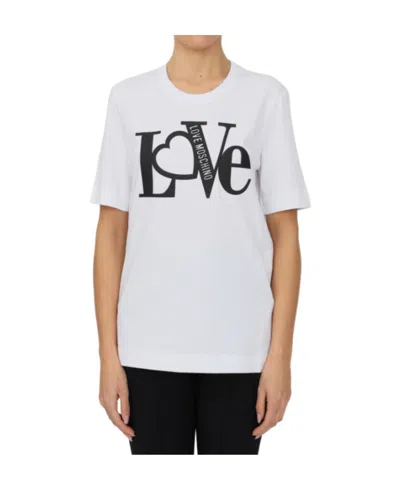 Moschino Logo-print T-shirt In White