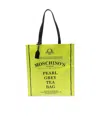 Moschino Logo-print Tote Bag In Yellow