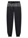 Moschino Logo-print Track Pants In Black