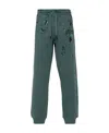 Moschino Logo-print Track Pants In Green