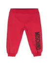 Moschino Logo-print Track Trousers In Red