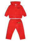 Moschino Logo-print Tracksuit In Red