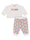 Moschino Logo-print Tracksuit Set In White