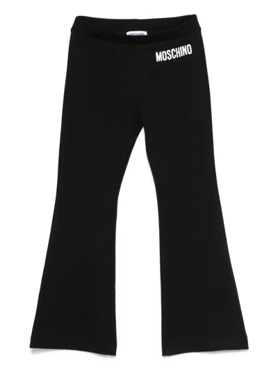MOSCHINO LOGO-PRINT TROUSERS