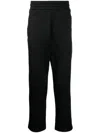 Moschino Logo-print Trousers In Black