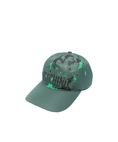 Moschino Logo-print Baseball Cap In Blue