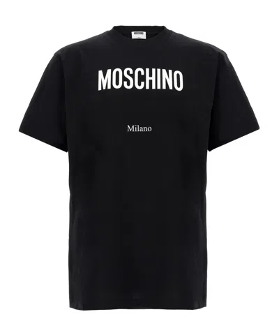 MOSCHINO MOSCHINO LOGO PRINTED CREWNECK T-SHIRT