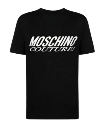 MOSCHINO MOSCHINO LOGO PRINTED CREWNECK T-SHIRT
