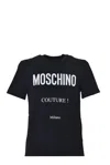 Moschino Logo-print Short-sleeve T-shirt In Nero