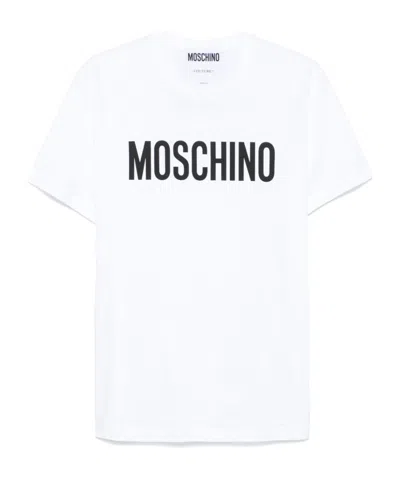 MOSCHINO MOSCHINO LOGO PRINTED CREWNECK T-SHIRT