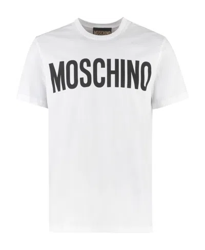 MOSCHINO MOSCHINO LOGO PRINTED CREWNECK T-SHIRT