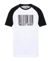 Moschino Color Matching Printed T-shirt In White