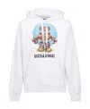 Moschino Men's Teddy Print Sweatshirt In White