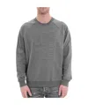Moschino Logo Printed Sweater In Gray