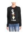 Moschino Logo Printed Sweater In Green