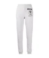 Moschino Logo Printed Sweatpants In White