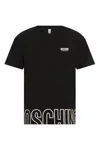 Moschino Underwear Fantasy Logo Print T Shirt Blac In Black