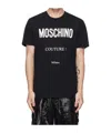 Moschino Logo-print Short-sleeve T-shirt In Black